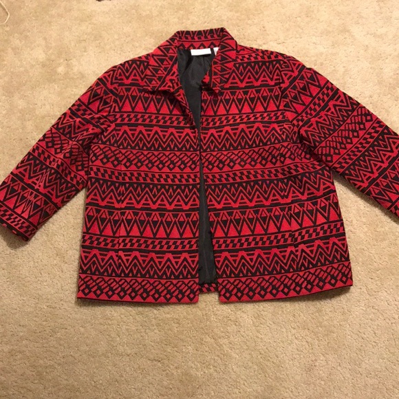 Alfred Dunner Jackets & Blazers - Alfred Dunner Patterned Jacket